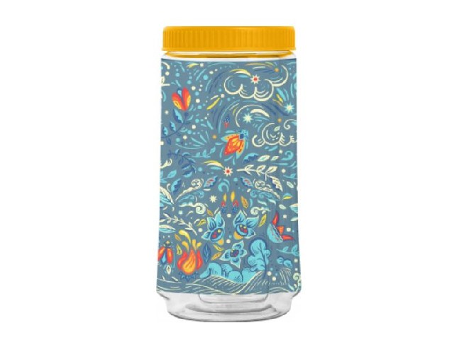 Банка для сыпучих продуктов Sugar&Spice Honey 1,6л Широкая Масленица